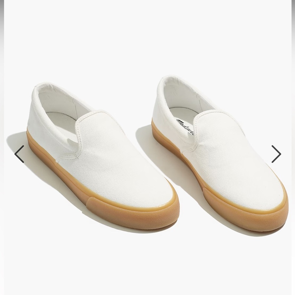 White Canvas Madewell Sneakers